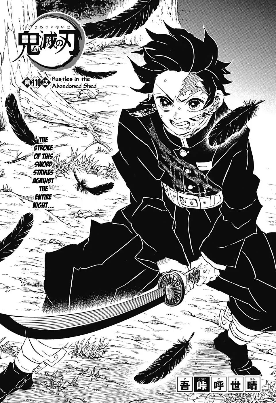 Demon Slayer Kimetsu No Yaiba Chapter 110 Demon Slayer Manga Online